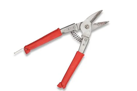 Red pruning shears Stock-Fotos