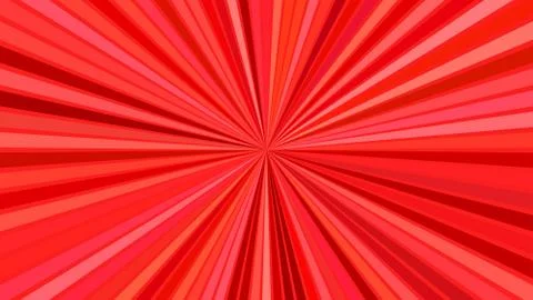 Red psychedelic abstract striped ray burst background design 库存插图