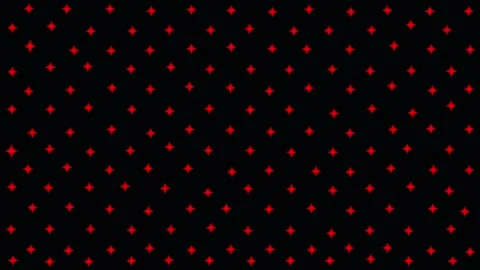 Red Pulsating Star Shapes Pattern Motion Graphic Loop Background Stock Footage 327752977