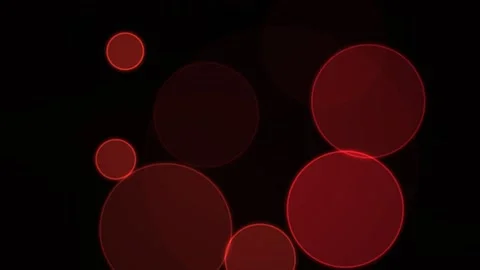 Red Pulse Points Particle Abstract Background, Seamless Loop 4K Stock Footage 338405911