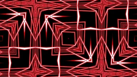 Red Pulsing Intricate Symmetry Pattern Abstract Motion Background Loop 1 Stock Footage 69948963