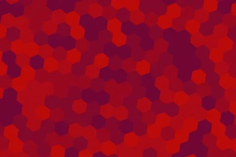 Red purple hexagon pattern background with geometric shapes Stock Photos
