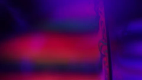 Red Purple multi-colored liquid in macro, color change and reflection Stock Footage 279669551
