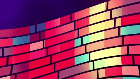 Red purple striped 3d space. Cyberspace yu background motion animation Stock Footage 278655430