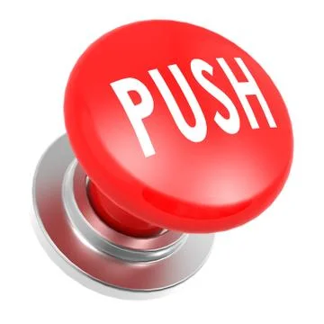 Red push button Stock Illustration