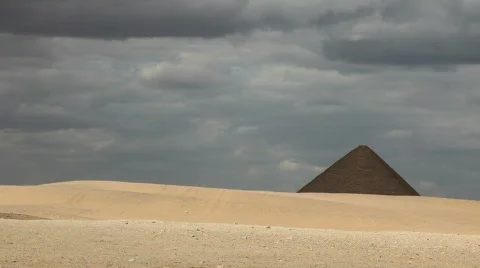  Red Pyramid in Dahshur Stock Footage 609062