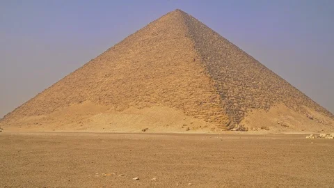 Red Pyramid. The Red Pyramid, also called the North Pyramid, is the largest of Stock Footage 125894968