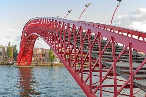 Red Python Bridge Amsterdam Photos