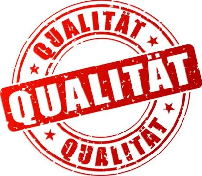 Red quality stamp Illustrazione stock