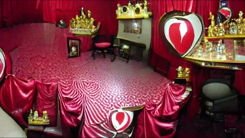 RED QUEENs Chambers Background Loop 스톡 동영상 231542962