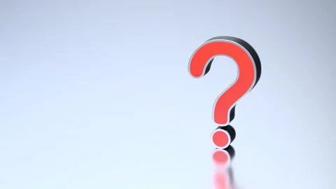 Red question mark Stock Footage 277204272
