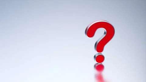 Red question mark Stock Footage 277204354