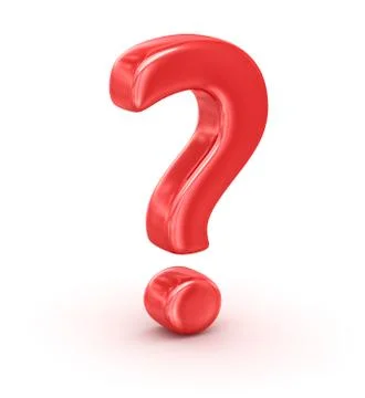 Red question mark Stock Illustration