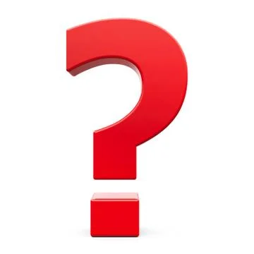 Red Question mark Stock Illustration