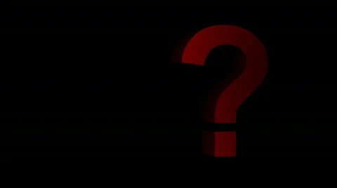 Red question marks collapse Stock Footage 863709