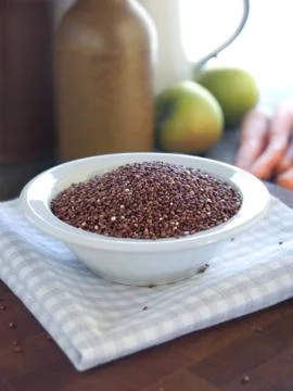 Red quinoa Stock Photos