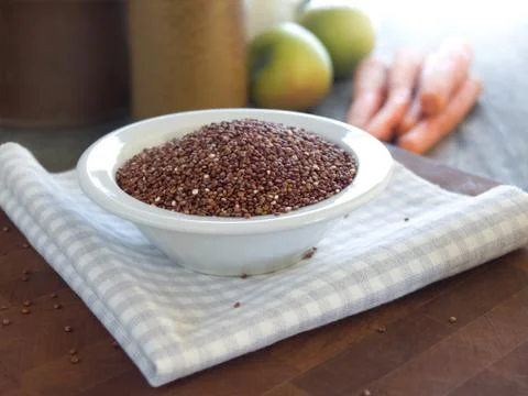 Red quinoa Stock Photos