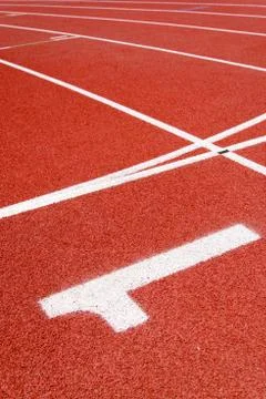 Red race for running Stock Photos