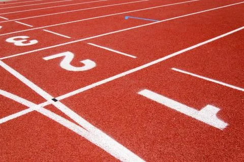 Red race for running Stock Photos