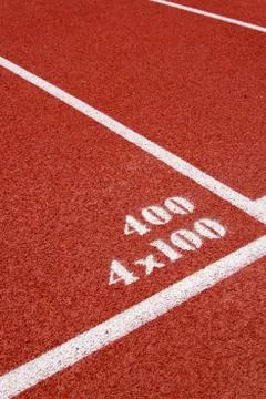 Red race for running Stock Photos