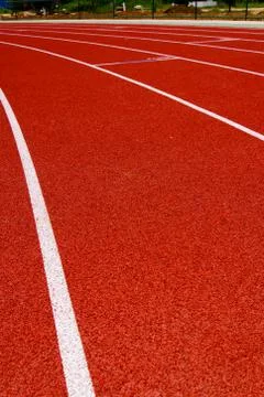 Red race for running Stock Photos