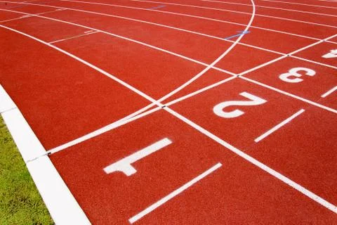 Red race for running Stock Photos