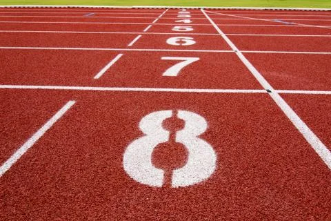Red race for running Stock Photos