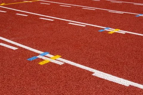 Red race for running Stock Photos