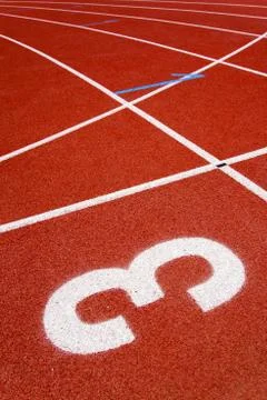 Red race for running Stock Photos