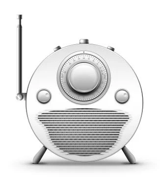 Red Radio Stock Illustration