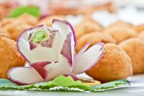 Red radish. Foto stock