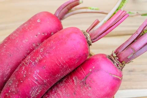 Red radish Foto stock