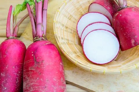 Red radish Stock Photos
