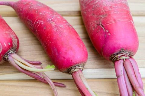 Red radish Foto stock