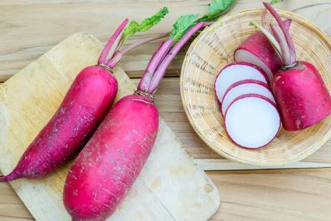 Red radish Stock Photos