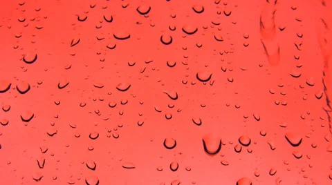 Red rain drops background Vídeo Stock 27295211