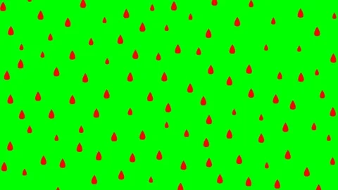 Red rain green Stock Footage 252370180