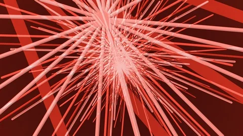 Red Random Lines Zoom Stock Footage 100507038