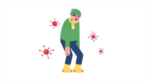 Red Rash Come On Sick Boy Stock Footage 304645499