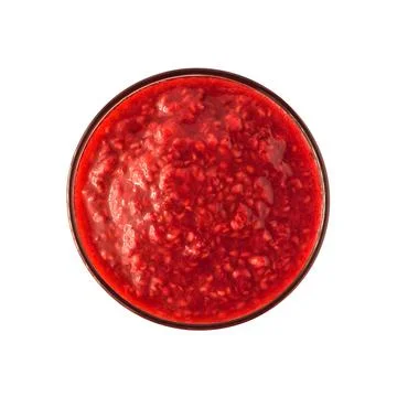 Red raspberry jam 写真素材