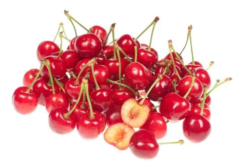 Red raw Chery Stock Photos