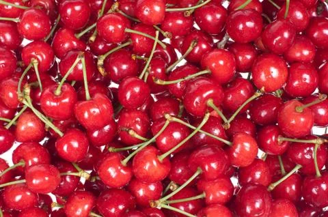 Red raw Chery Stock Photos