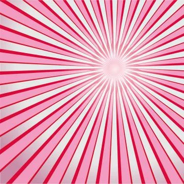 Red rays and background in the sky Illustrazione stock