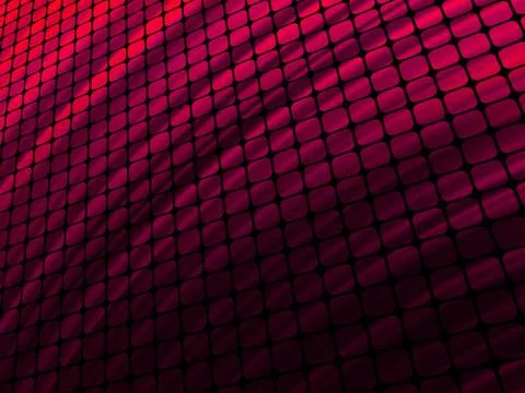 Red rays light 3D mosaic. EPS 8 Stock Illustration