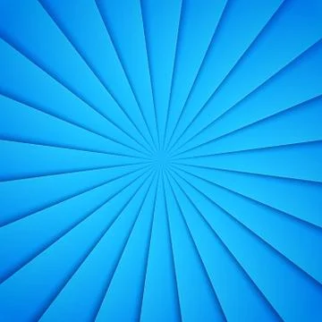 Red rays in paper style background for design Stock Illustration