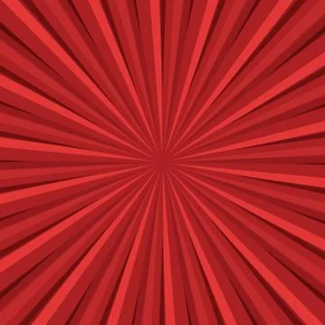 Red rays retro background Stock Illustration