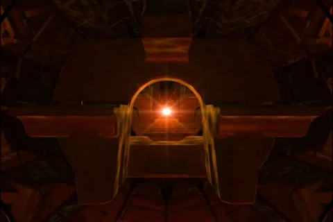 Red Reactor Core Stock Footage 400296