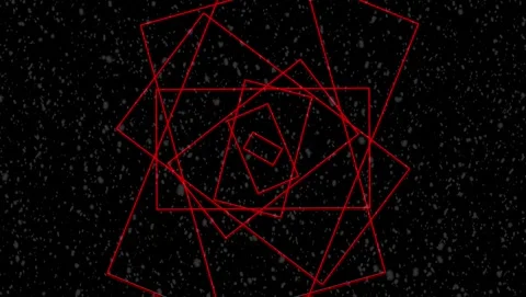 Red Rectangles Over Dark Speckled Background abstract Stock Footage 317546144