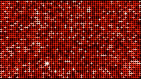 Red reflectors and sparkles – seamless looping Stock Footage