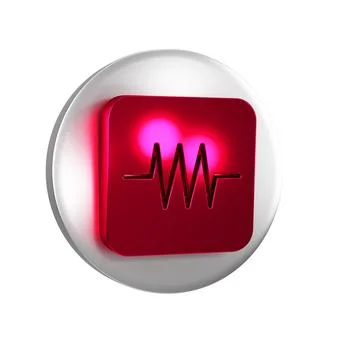 Red Resistor in electronic circuit icon isolated on transparent background... Stock Illustration